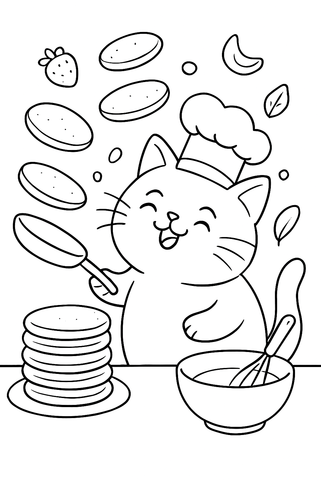 Pancake Flipping Cat